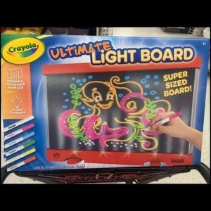Crayola Ultimate Light Board Drawing Tablet, Gift for Kids, RED